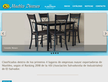 Tablet Screenshot of mueblesdiversos.com